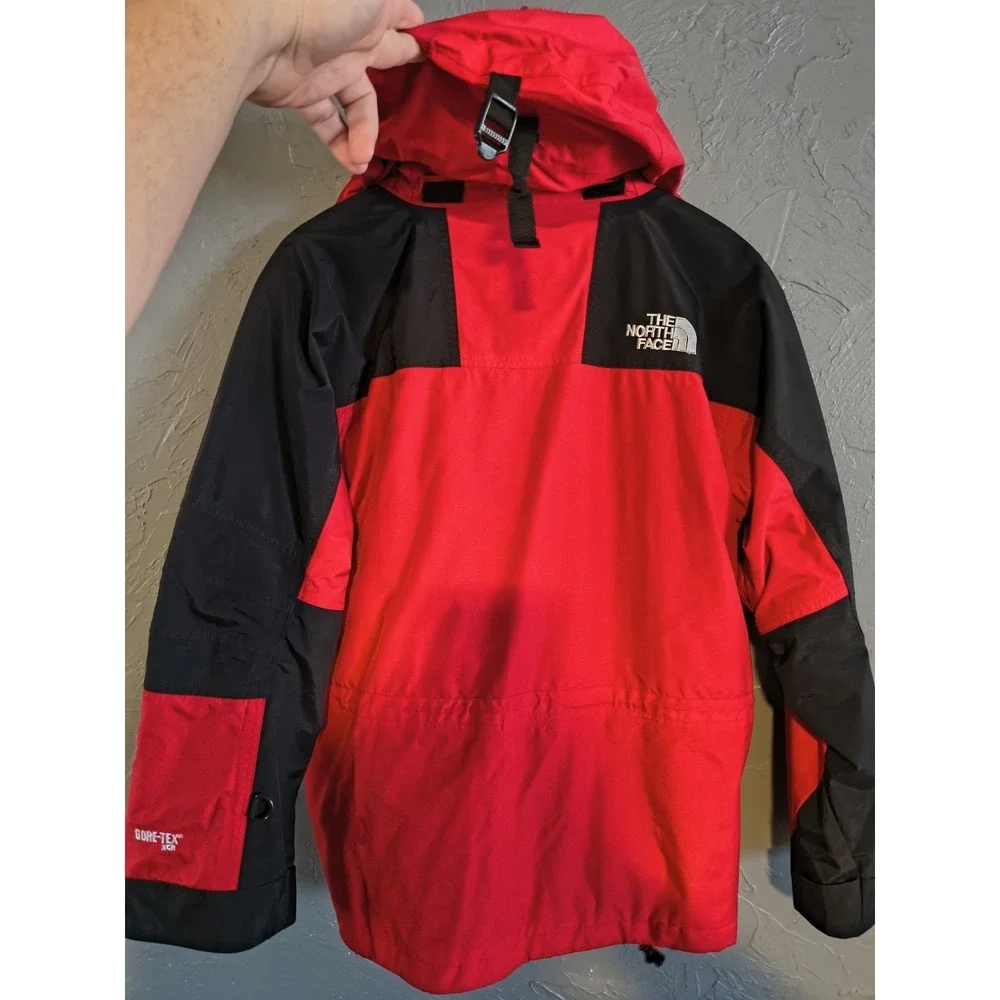 Vintage North Face 3 In 1 Hooded Ski Jacket Men's Med Gore-Tex Summit Series XCR